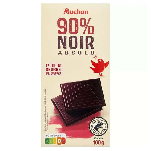Czekolada gorzka 90% Auchan 100 g