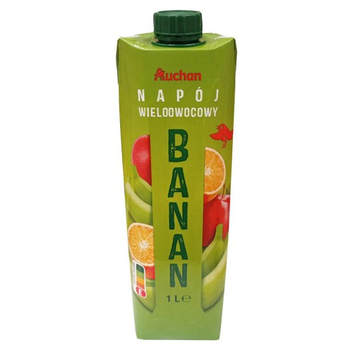 Banan napój wieloowocowy Auchan 1 l