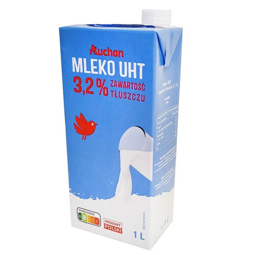 Mleko UHT 3.2% Auchan 1 l