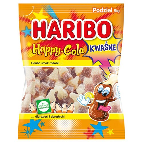 Happy Cola kwaśne żelki Haribo 175 g
