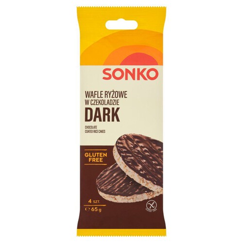 Wafle ryżowe w czekoladzie. Sonko 65 g
