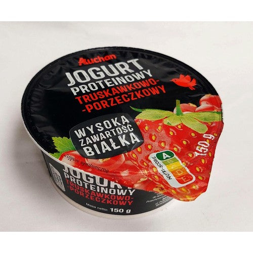 Jogurt proteinowy truskawka - porzeczka Auchan 150 g