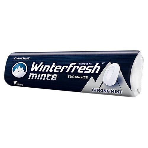 Bezcukrowe cukierki zawierają substancje słodzące o smaku miętowym Winterfresh sztuka