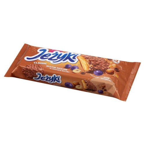 Jeżyki classic najeżone bakaliami w czekoladzie mlecznej Goplana 140 g