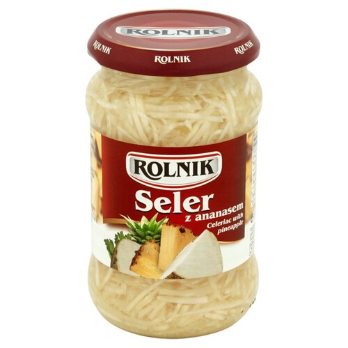 Sałatka z selera i ananasa w zalewie octowej Rolnik 320 g