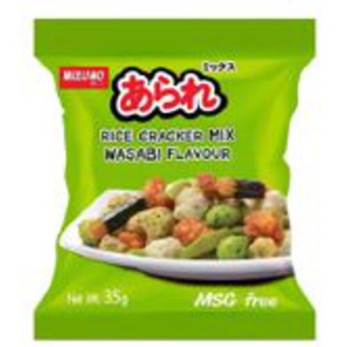 Mieszanka japońskich krakersów ryżowych o smaku wasabi  Honto 35 g