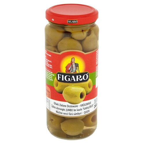 Oliwki zielone drylowane - królewskie Figaro 358 ml
