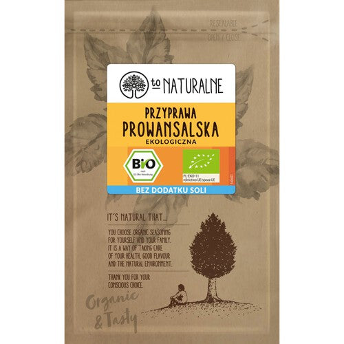 Ekologiczna przyprawa prowansalska To Naturalne 8 g